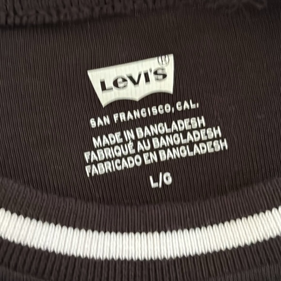NWT Levi’s Slim Fit Crewneck Top - Picture 3 of 5